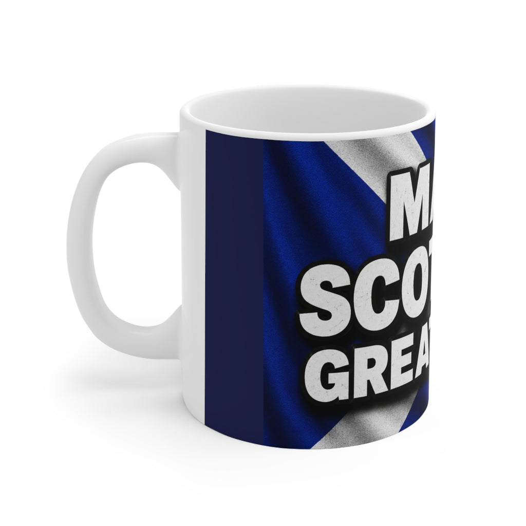 Make Scotland Great Again Ceramic Coffee Mug — Scottish Flag 11oz & 15oz