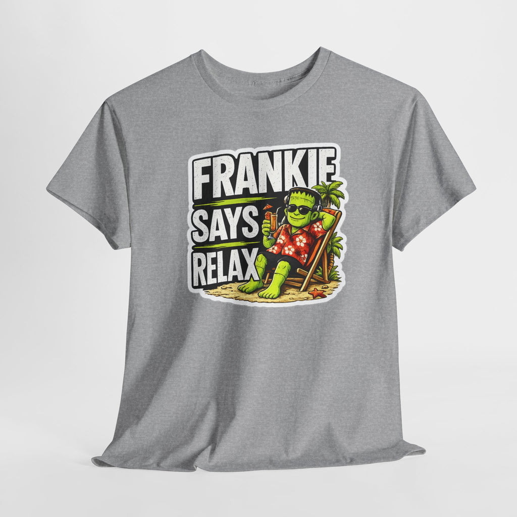 Frankie Says Relax Funny Graphic Cotton T-Shirt