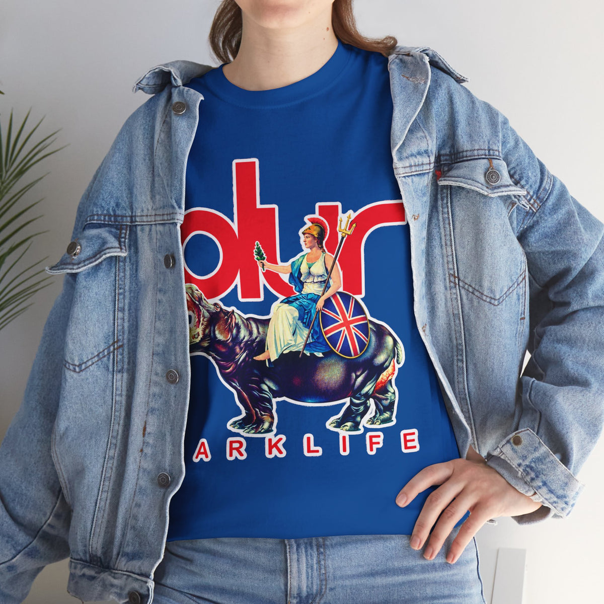 Blur PARKLIFE British Bulldog Graphic Cotton T-Shirt