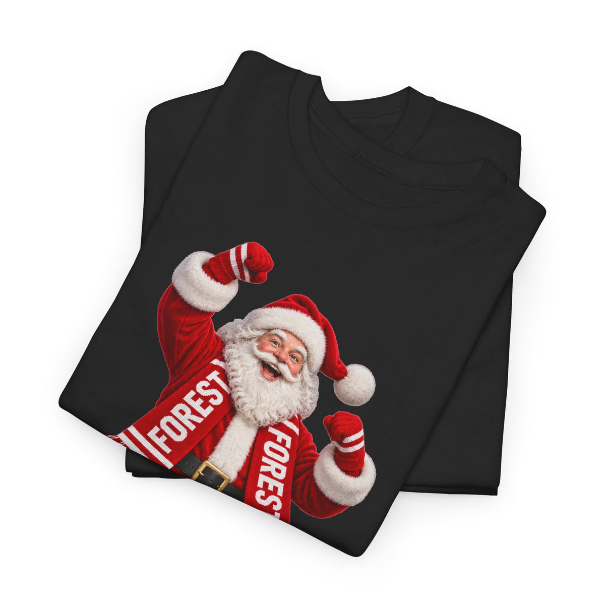 Nottingham Forest Santa Claus Dancing T‑Shirt — Vintage Christmas Holiday Tee