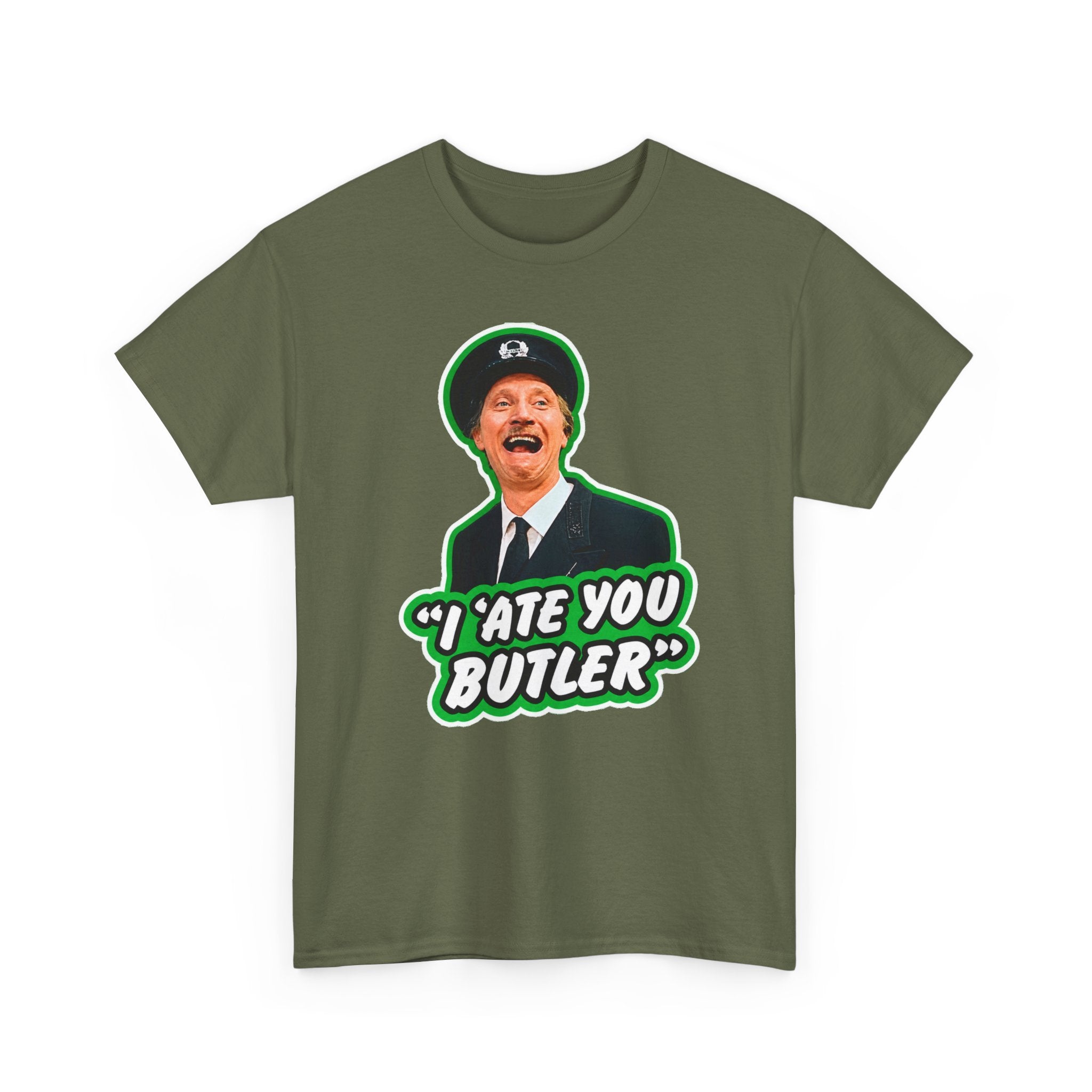 I Ate You Butler T-Shirt — Funny Retro Butler Graphic Tee