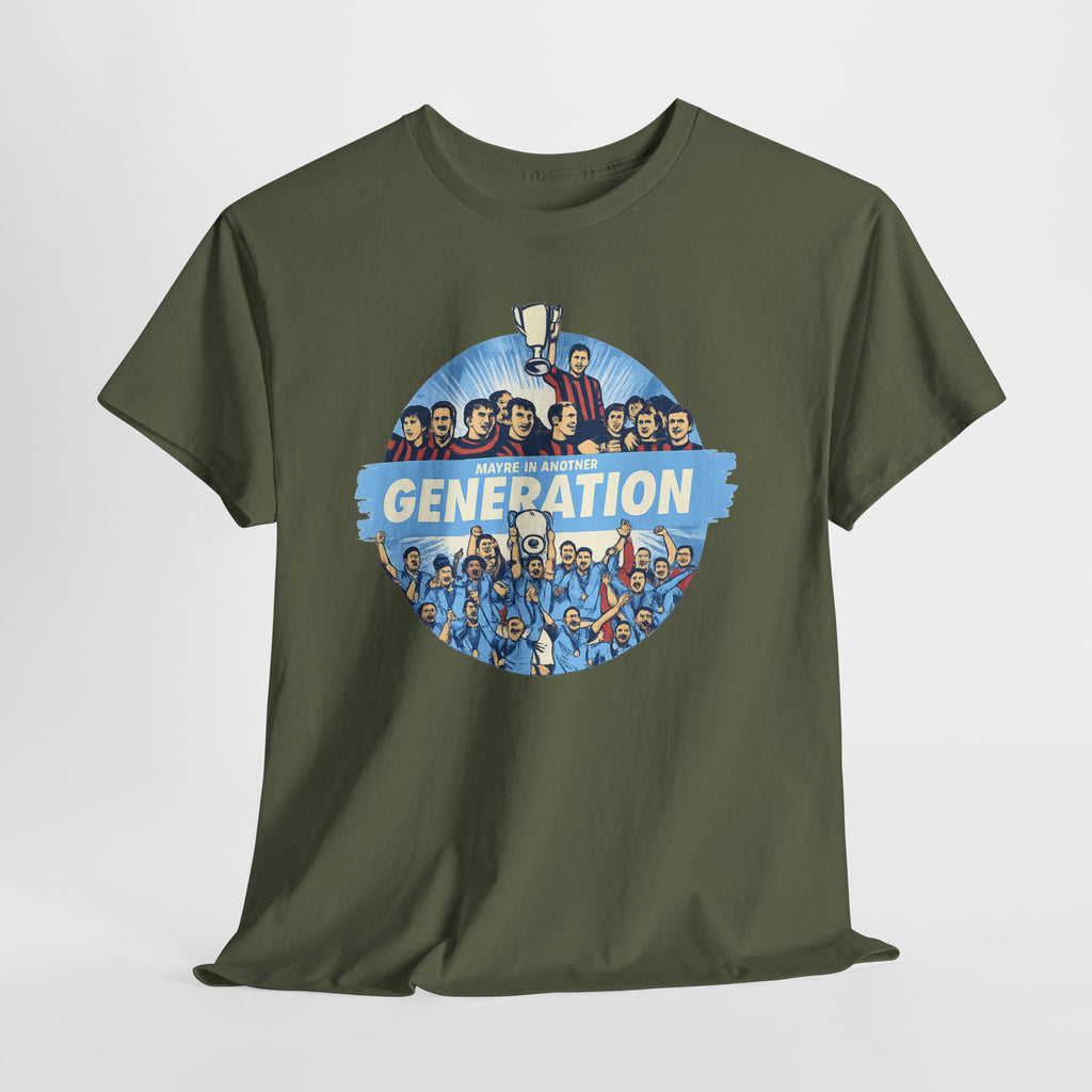Manchester City Maybe in Another Generation Champions T‑Shirt — Retro Team Fan Tee