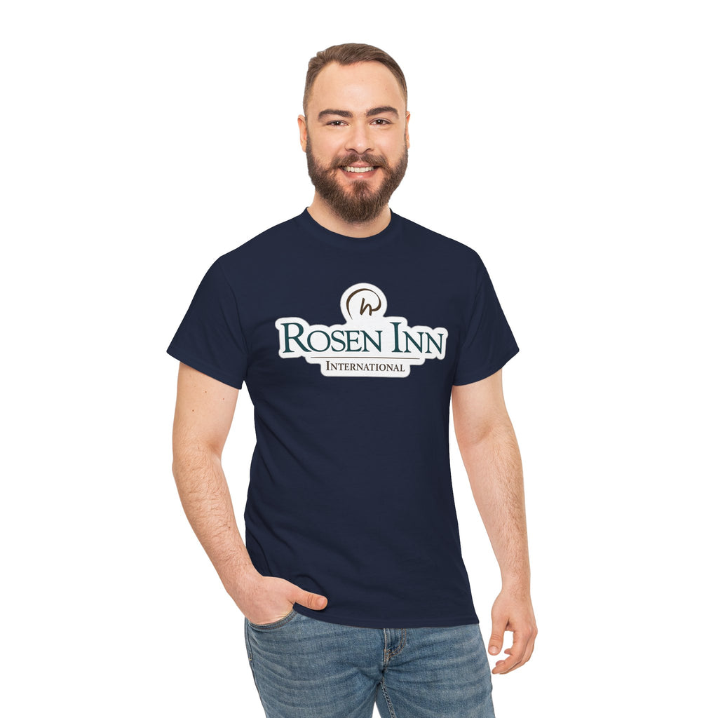 Rosen Inn International Inspired Logo Cotton T-Shirt Tee