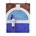 Manchester City Vintage Maine Road Stadium Poster — Rolled Football Wall Art