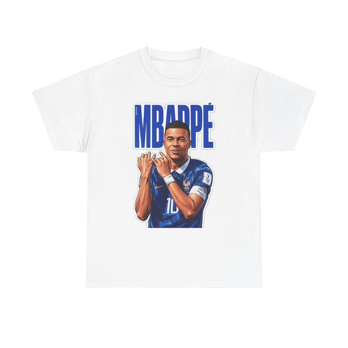 MBAPPE Graphic Shirt Soccer Star Portrait Tee — "
