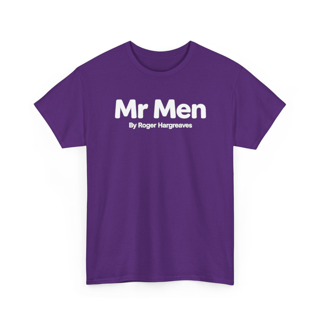 Mr Men T-Shirt – Retro 'Mr Men by Roger Hargreaves' Logo Tee