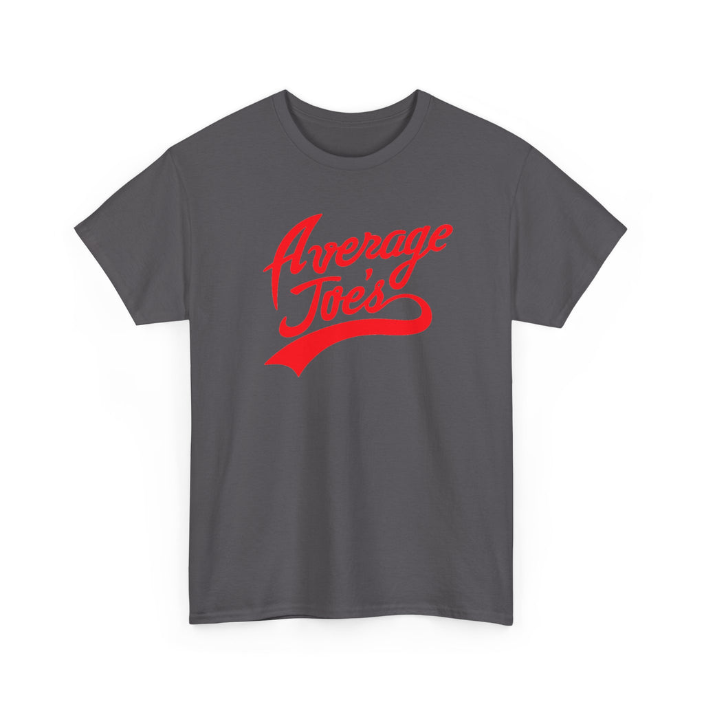 Average Joe's Graphic Tee — Retro Script White T-Shirt