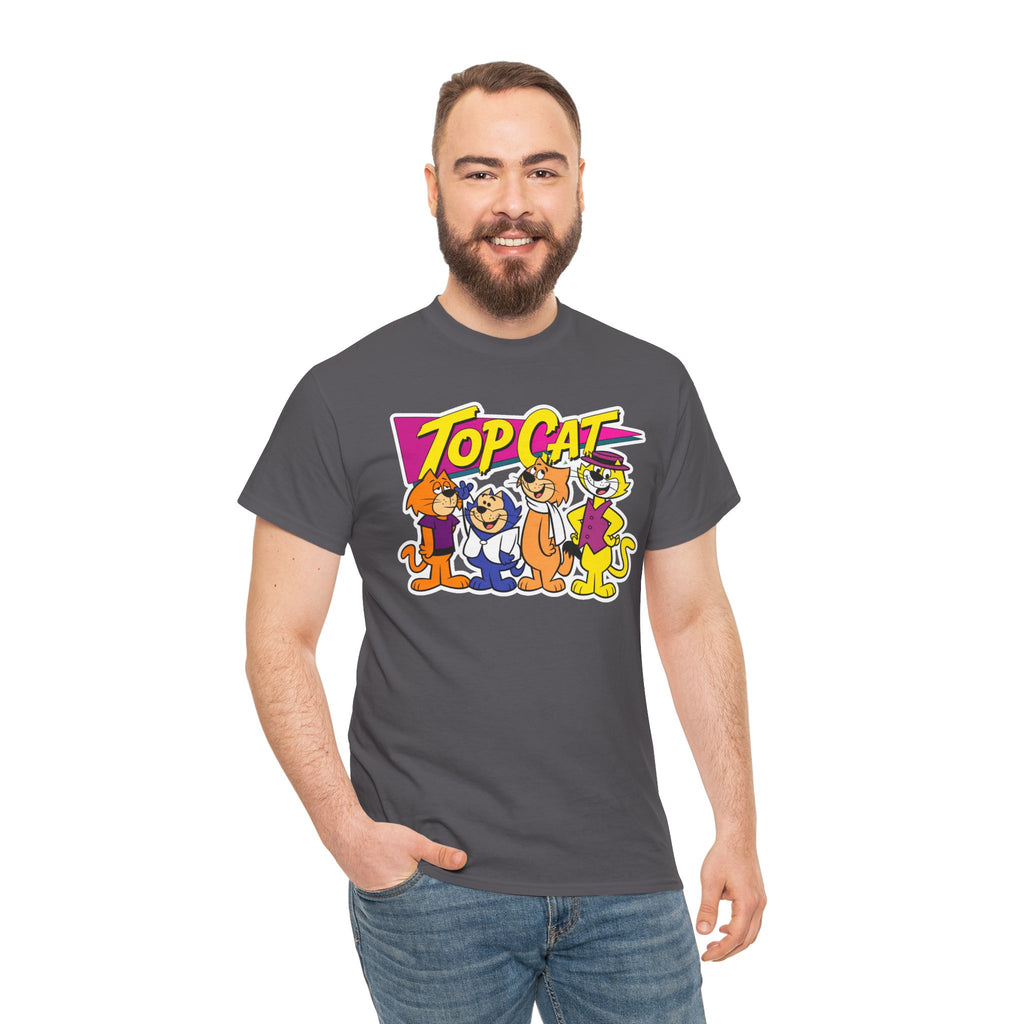 Top Cat Retro Cartoon Cotton T-Shirt / Tee