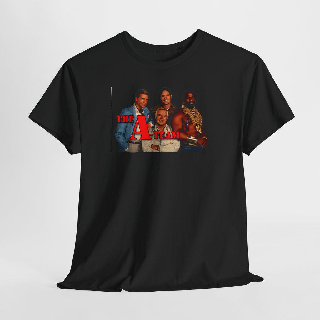 A-Team Graphic Tee — Retro TV Series Logo & Character Poster T-Shirt
