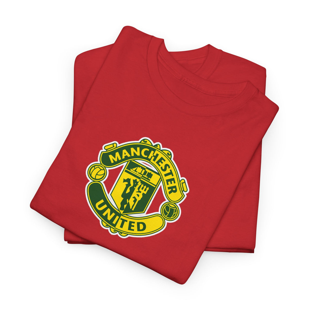 Manchester United Retro Crest Cotton T-Shirt