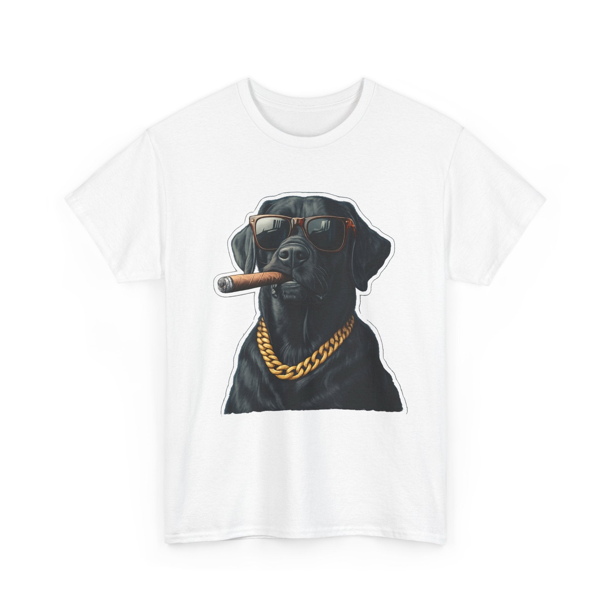 Cool Rottweiler Smoking Cigar Graphic Tee — Dog Lover Streetwear