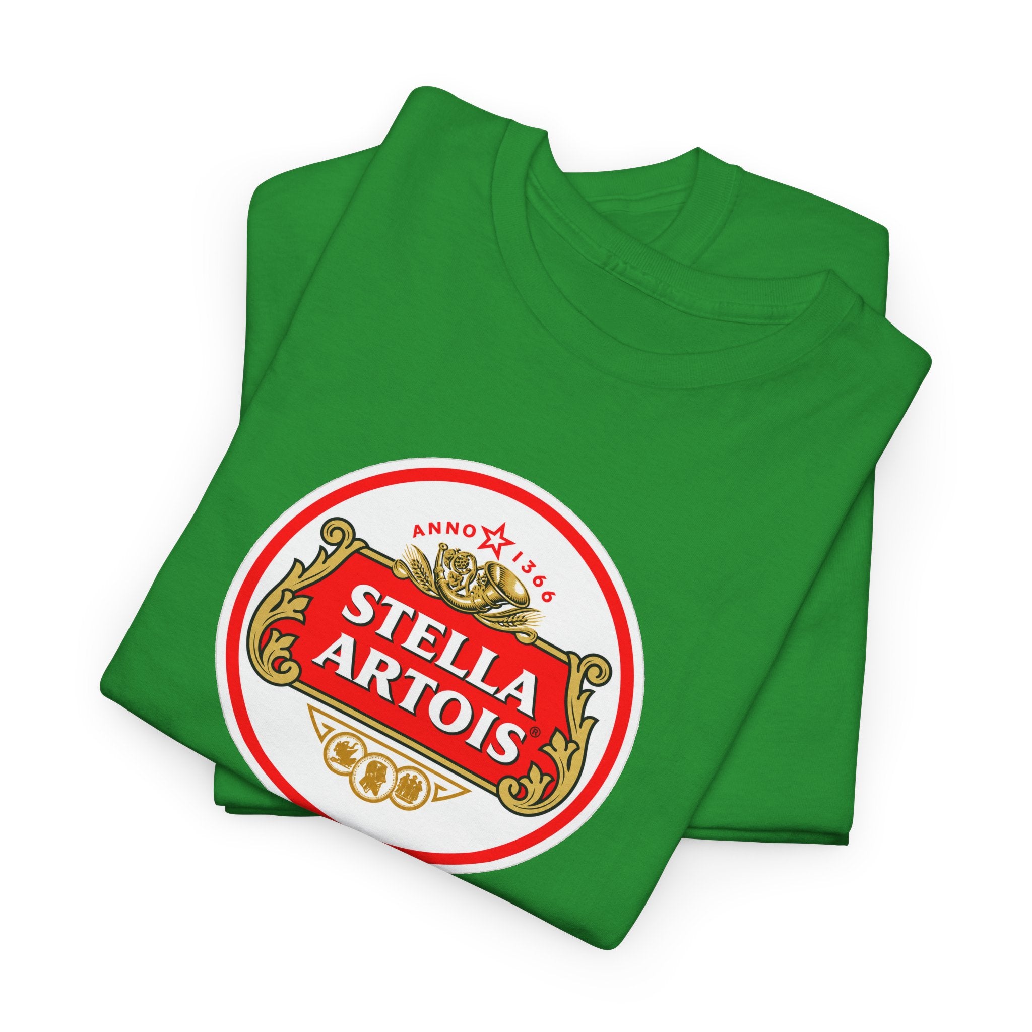 Beer Logo T-Shirt — Stella Artois Inspired Vintage Crest Tee