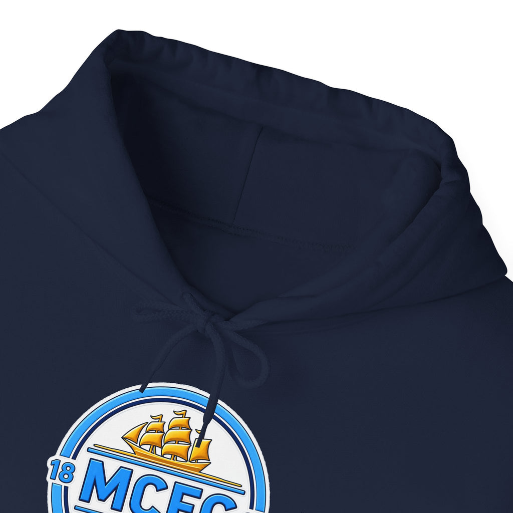 MCFC Logo Hoodie – Vintage Football Club Crest Pullover