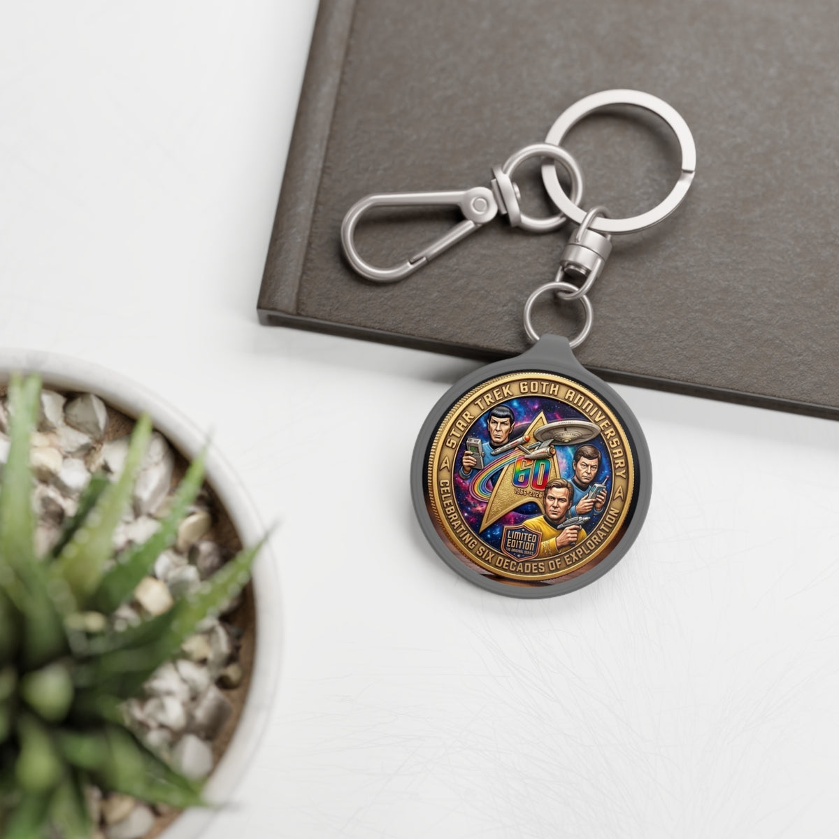 Star Trek 60th Anniversary Keyring Tag — Limited Edition Commemorative Keychain