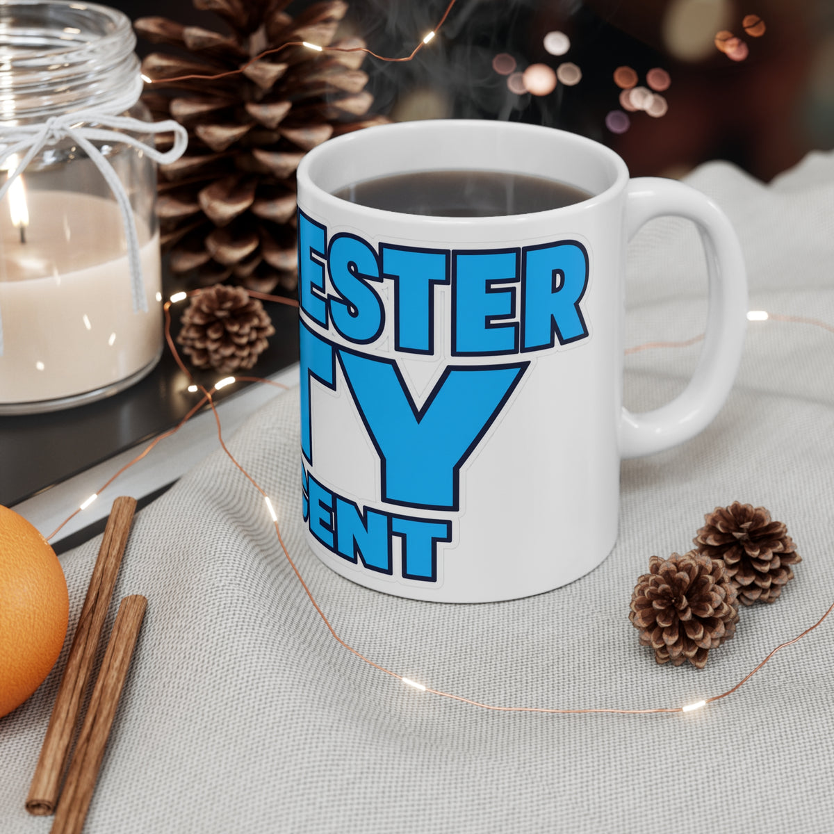 Manchester City Innocent Bold Logo Coffee Mug (11oz/15oz)