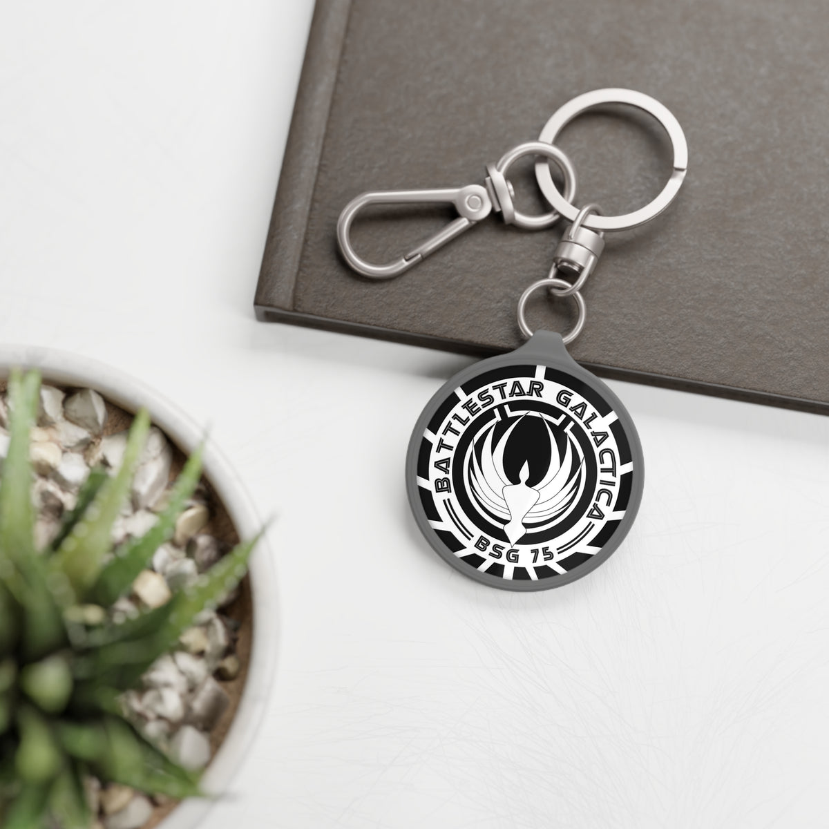 Battlestar Galactica BSG-75 Emblem Keyring Tag