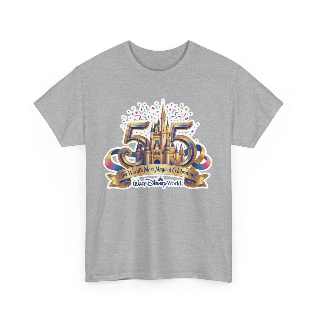 Disney World 50th Anniversary Castle Tee — 'The World's Most Magical Celebration' Souvenir T-Shirt