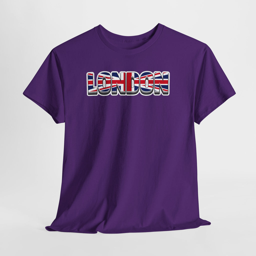 London Union Jack Graphic Tee — Bold UK Travel T-Shirt