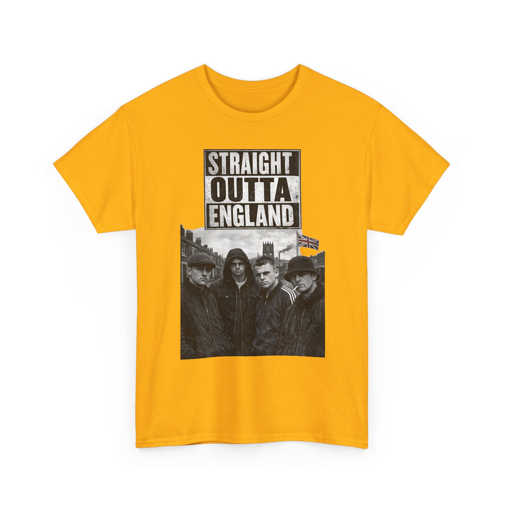 Straight Outta England T-Shirt — Retro Band Photo Tee