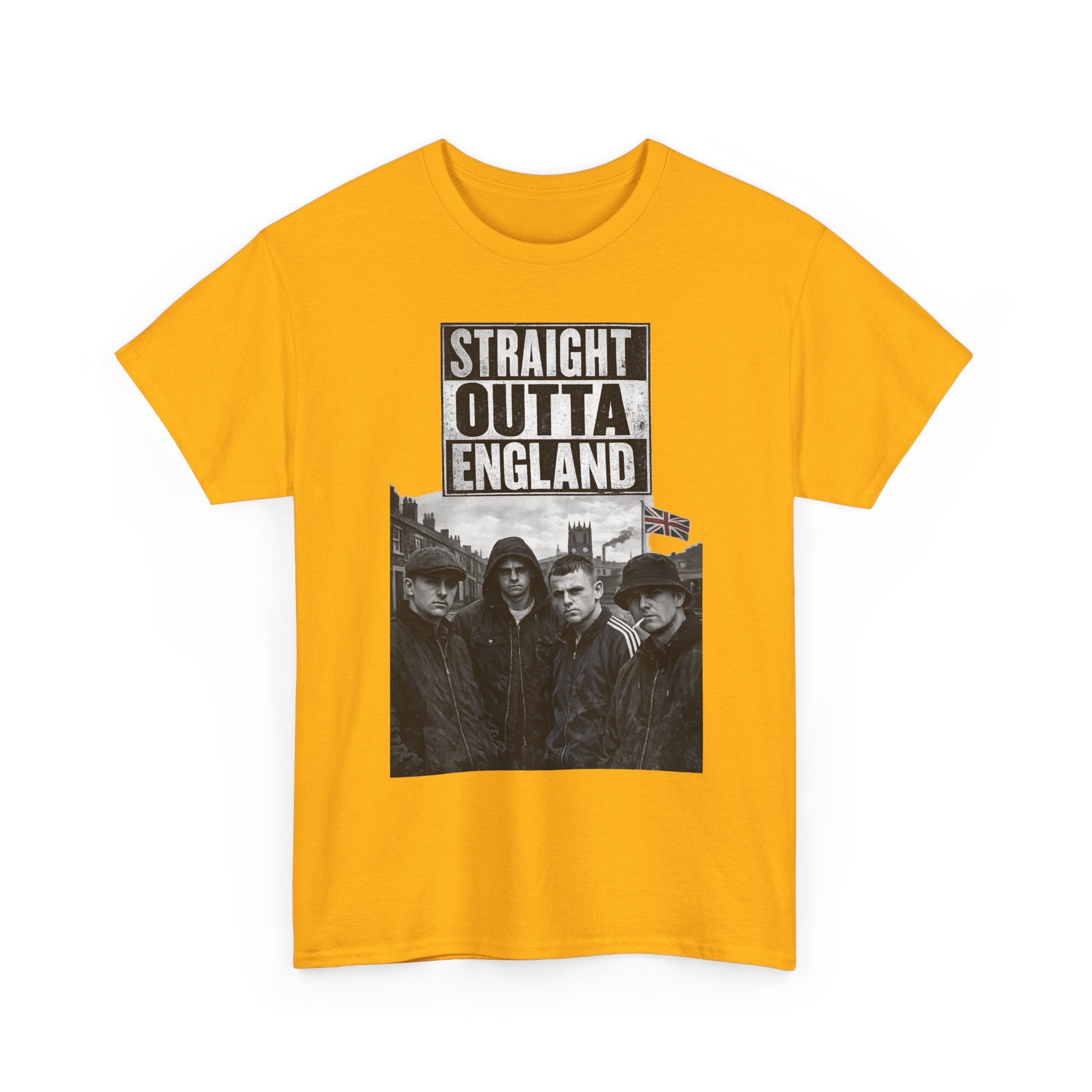 Straight Outta England T-Shirt — Retro Band Photo Tee