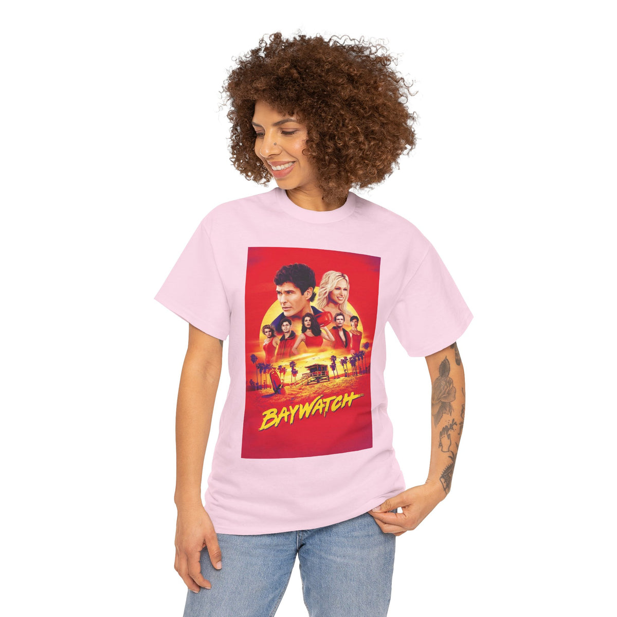 Baywatch Movie Poster Cotton T-Shirt