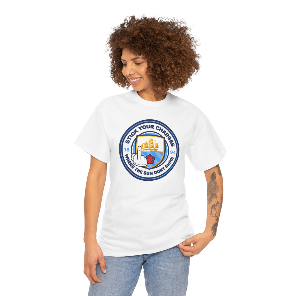 Manchester City "Stick Your Charger Where the Sun Don't Shine" Cotton t-shirt