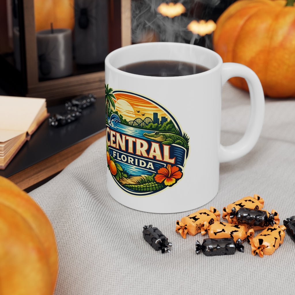 Central Florida Ceramic Coffee Cups, 11oz, 15oz