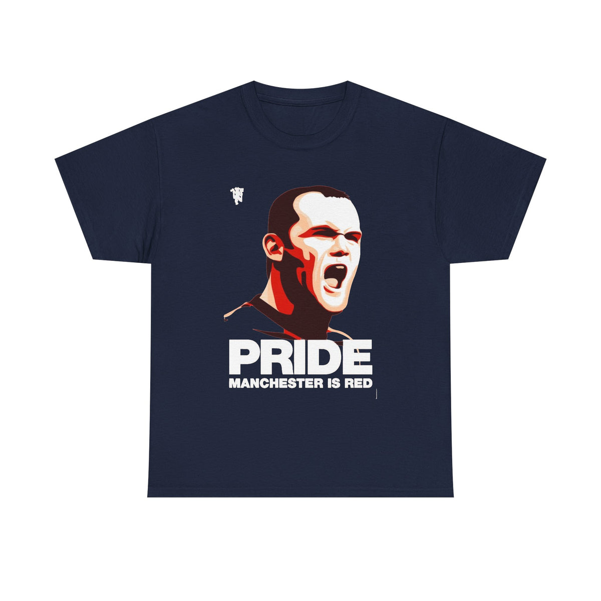 Manchester Pride Tee — “Pride Manchester Is Red” Football Fan Shirt