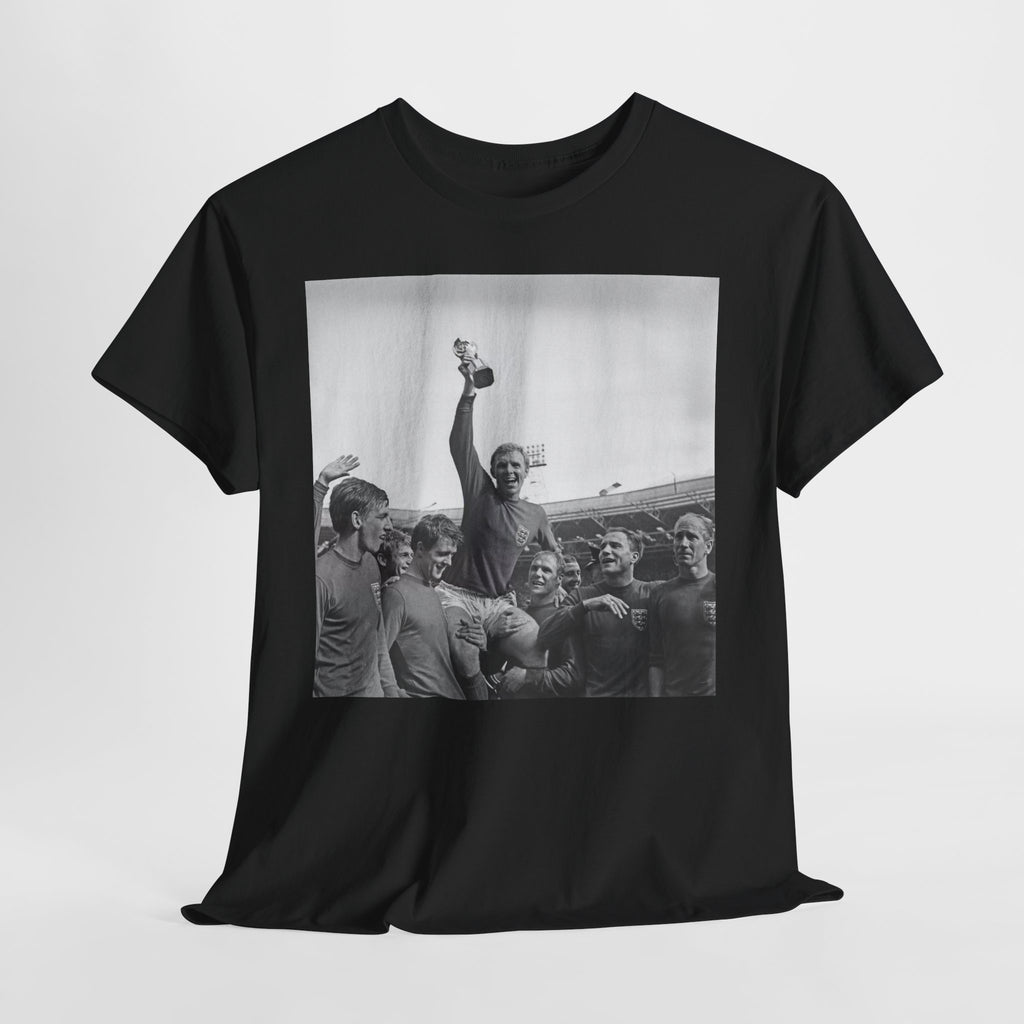 1966 World Cup Winners England Vintage Soccer Team Photo T-Shirt