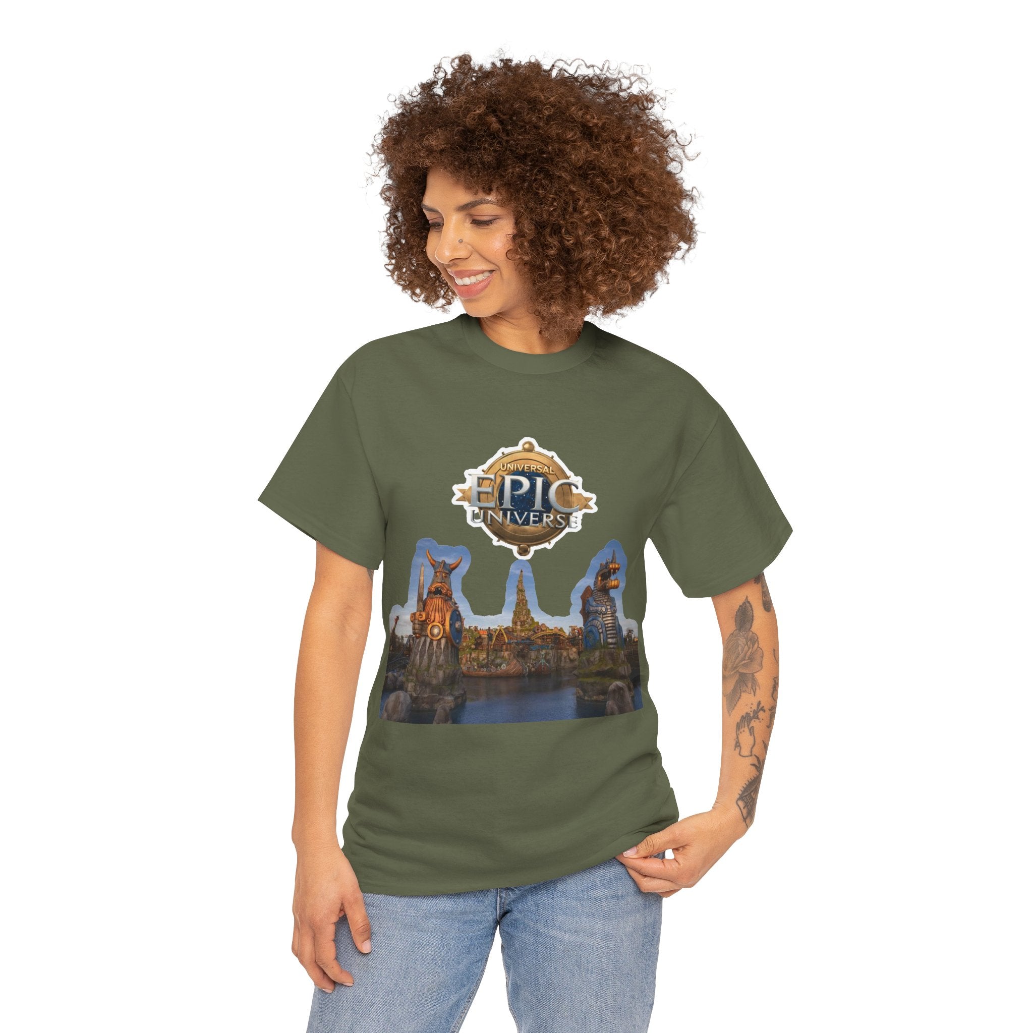 Epic Universe Theme Park T‑Shirt — Iconic Entrance Graphic Tee