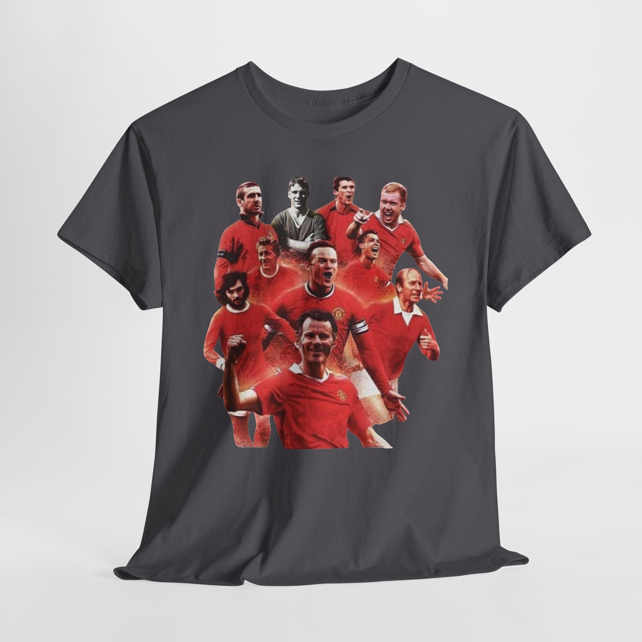 Manchester United Legends T‑Shirt — Retro Team Collage Football Tee