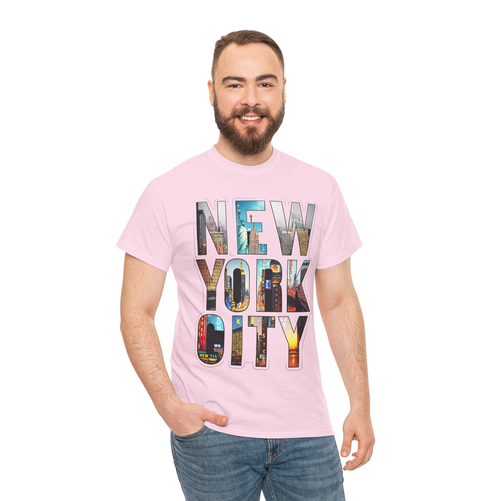 New York City Photo-Block Tee — Vintage Skyline Graphic T-Shirt