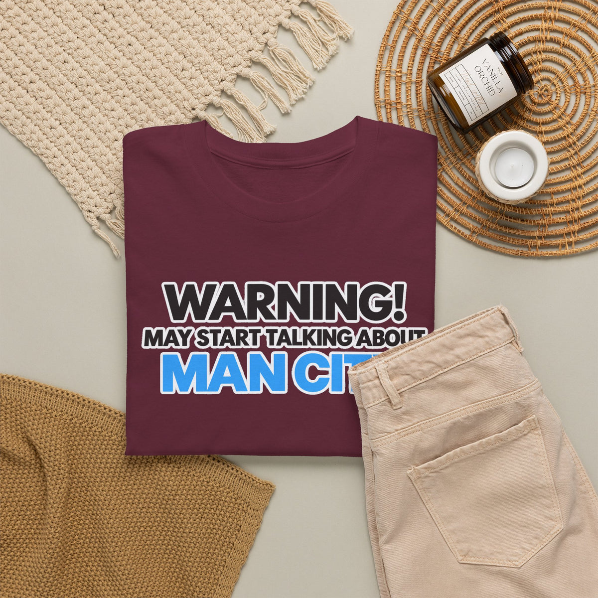 Manchester City Warning! May Start Talking About Man City T‑Shirt