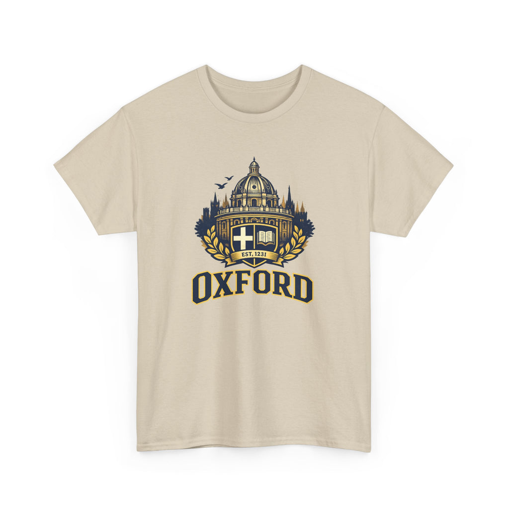 Oxford Crest T-Shirt — Vintage University Graphic Tee