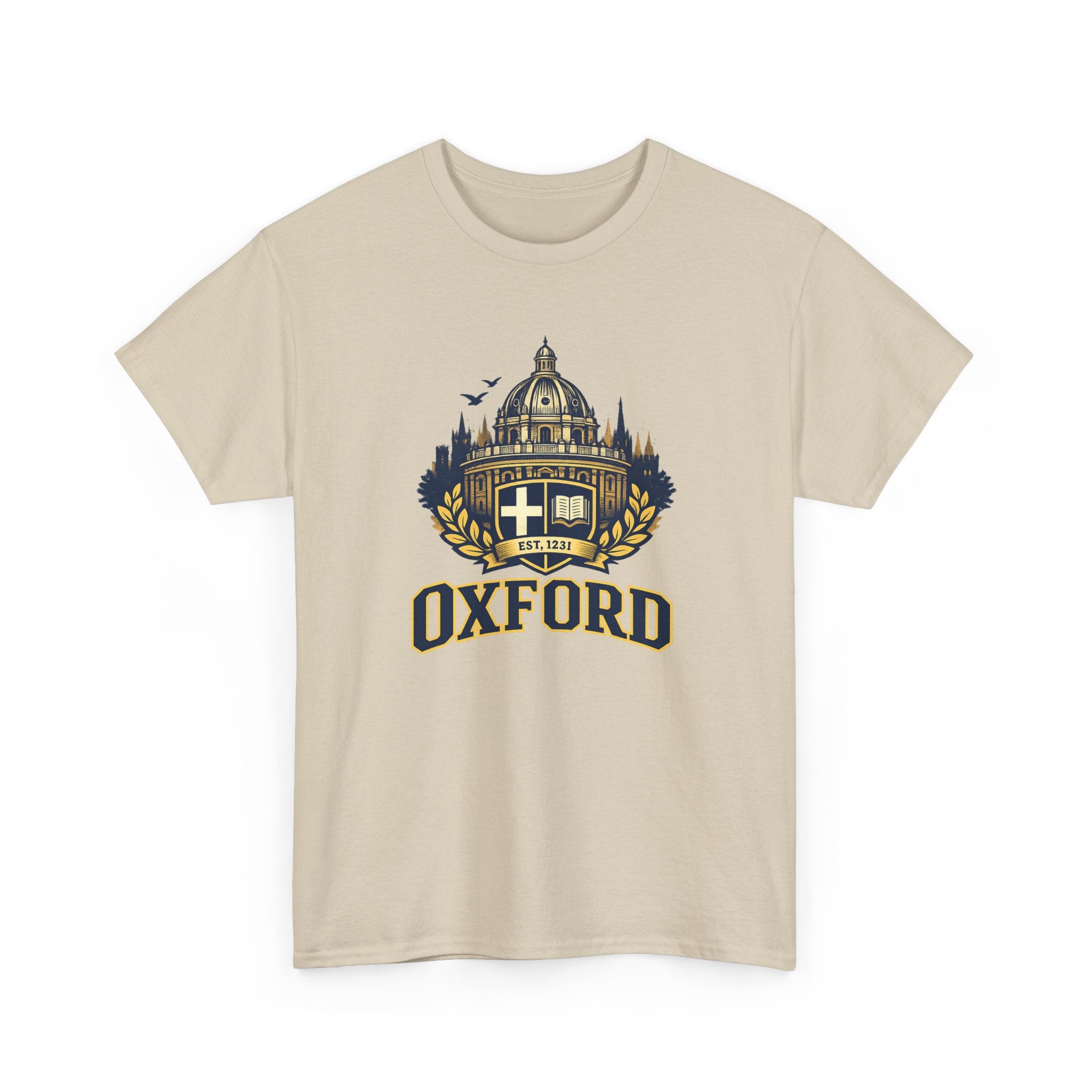 Oxford Crest T-Shirt — Vintage University Graphic Tee