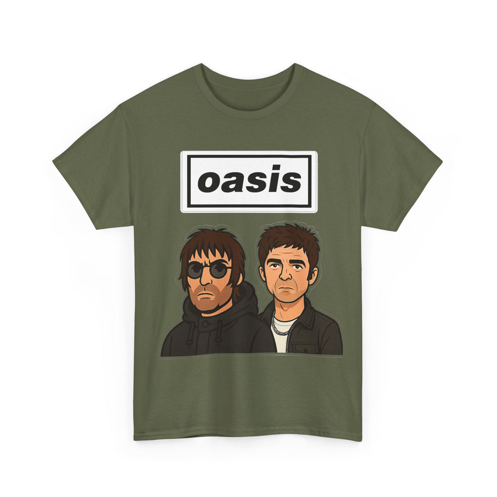 Oasis Inspired Unofficial Band Logo Tee — 'oasis' Graphic T-Shirt