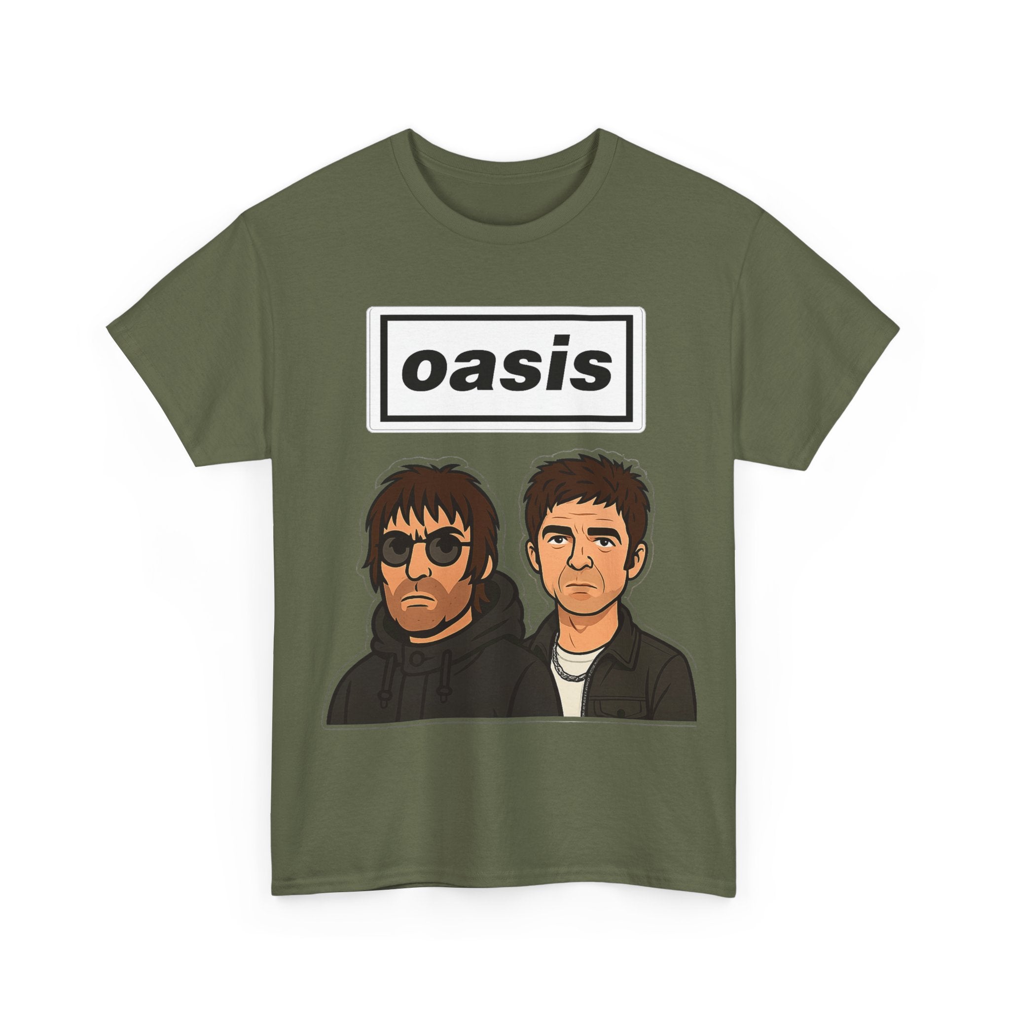 Oasis Inspired Unofficial Band Logo Tee — 'oasis' Graphic T-Shirt