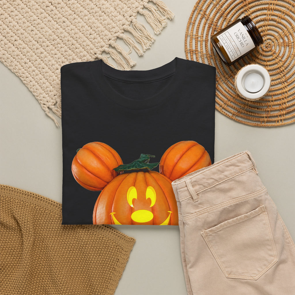Mickey Pumpkin Jack-O'-Lantern Tee — Halloween Pumpkin Mouse T-Shirt