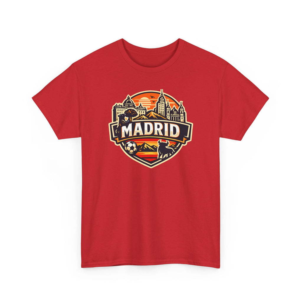 Madrid Skyline Soccer Crest T-Shirt
