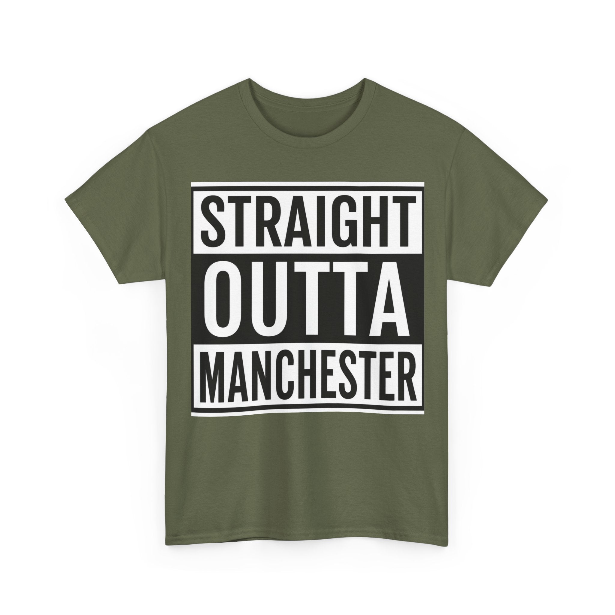 Straight Outta Manchester T-Shirt — Bold City Pride Tee