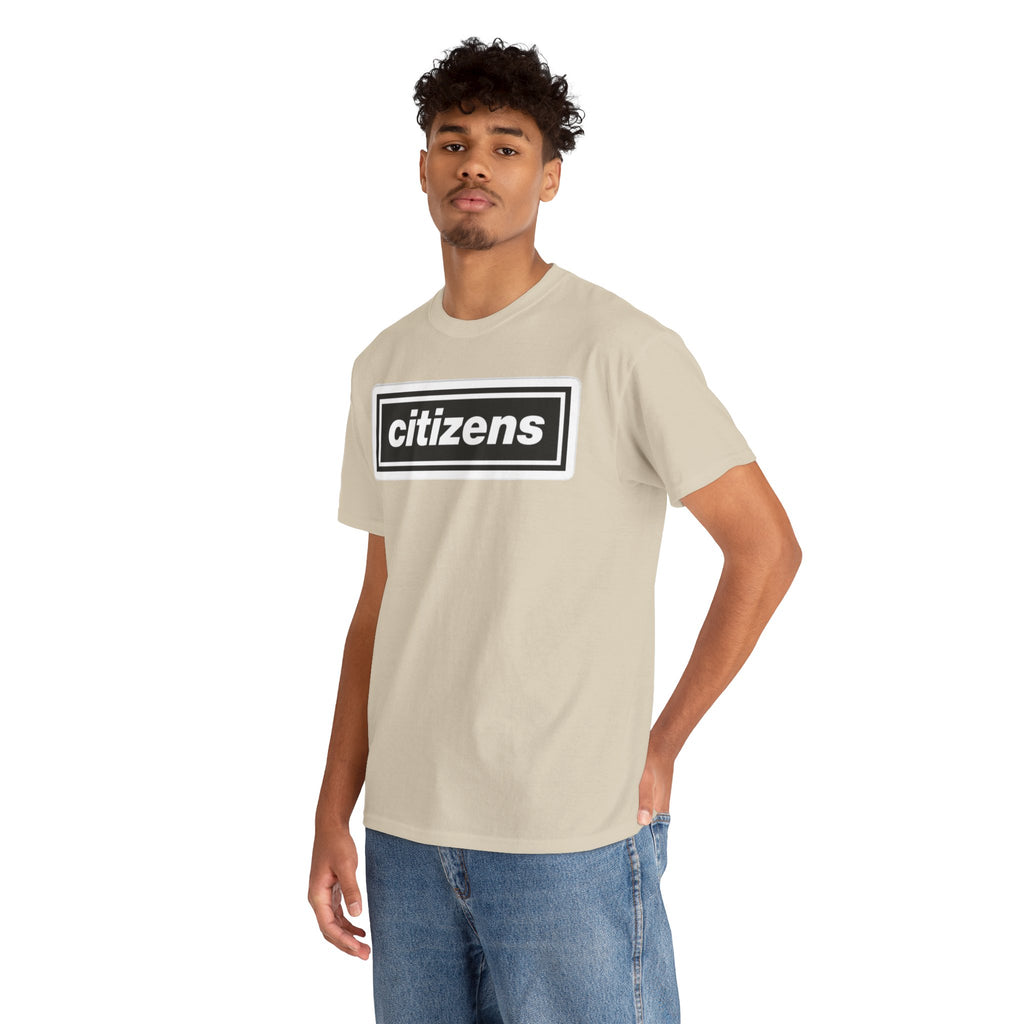 Citizens Manchester City Logo T-Shirt — Minimal Retro Box-Logo Tee