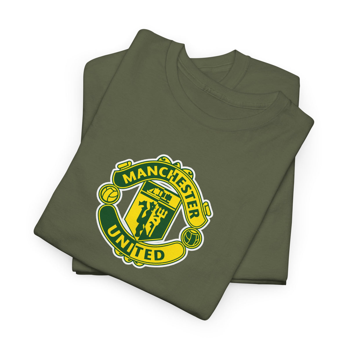 Manchester United Retro Crest Cotton T-Shirt