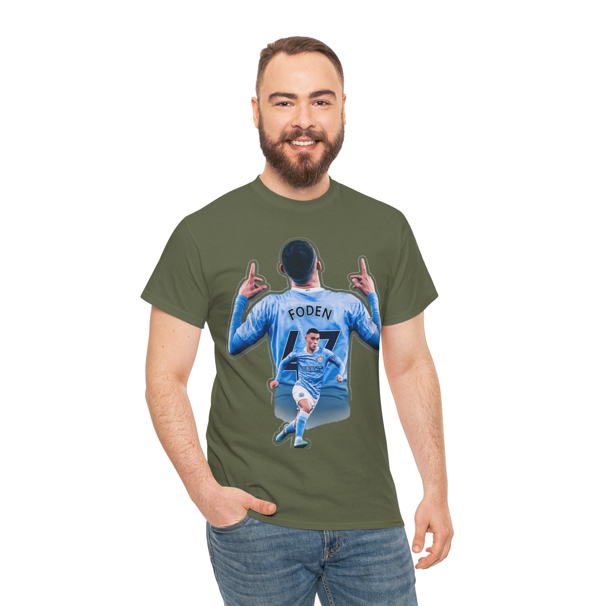 Phil Foden Soccer Fan T‑Shirt – Manchester City Jersey Graphic Tee