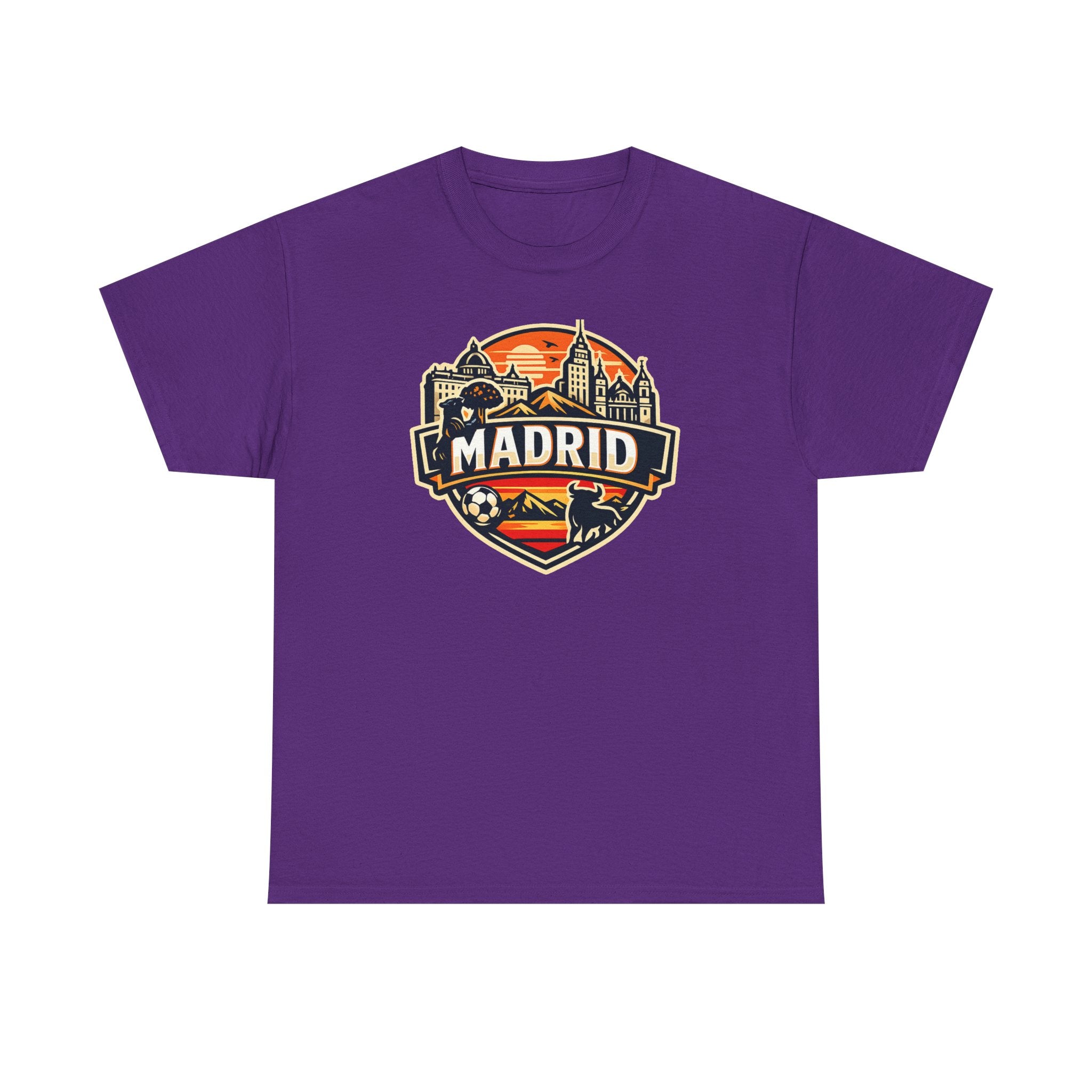 Madrid Skyline Soccer Crest T-Shirt