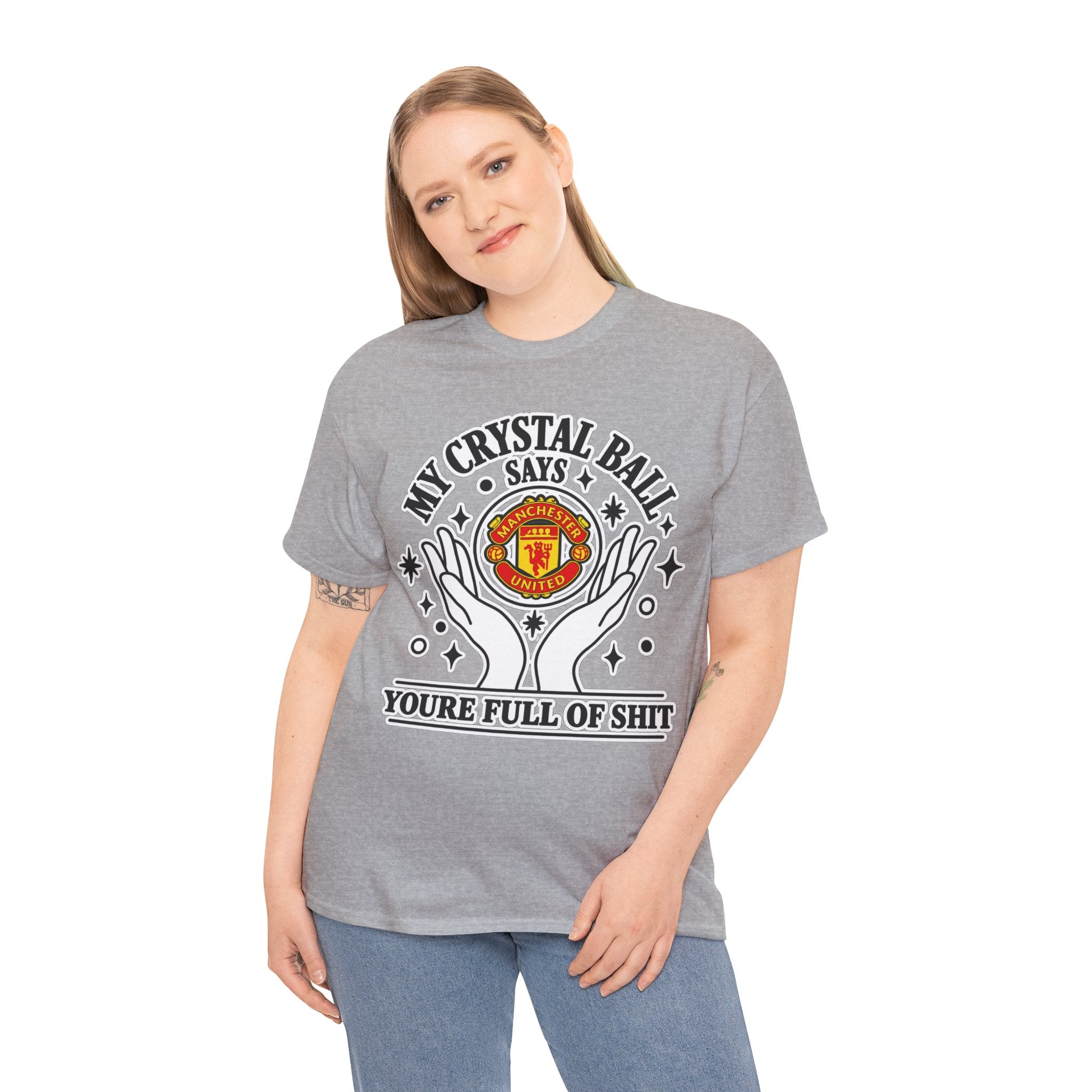Crystal Ball Tee — “My Crystal Ball Says You’re Full of Shit” Graphic T‑Shirt