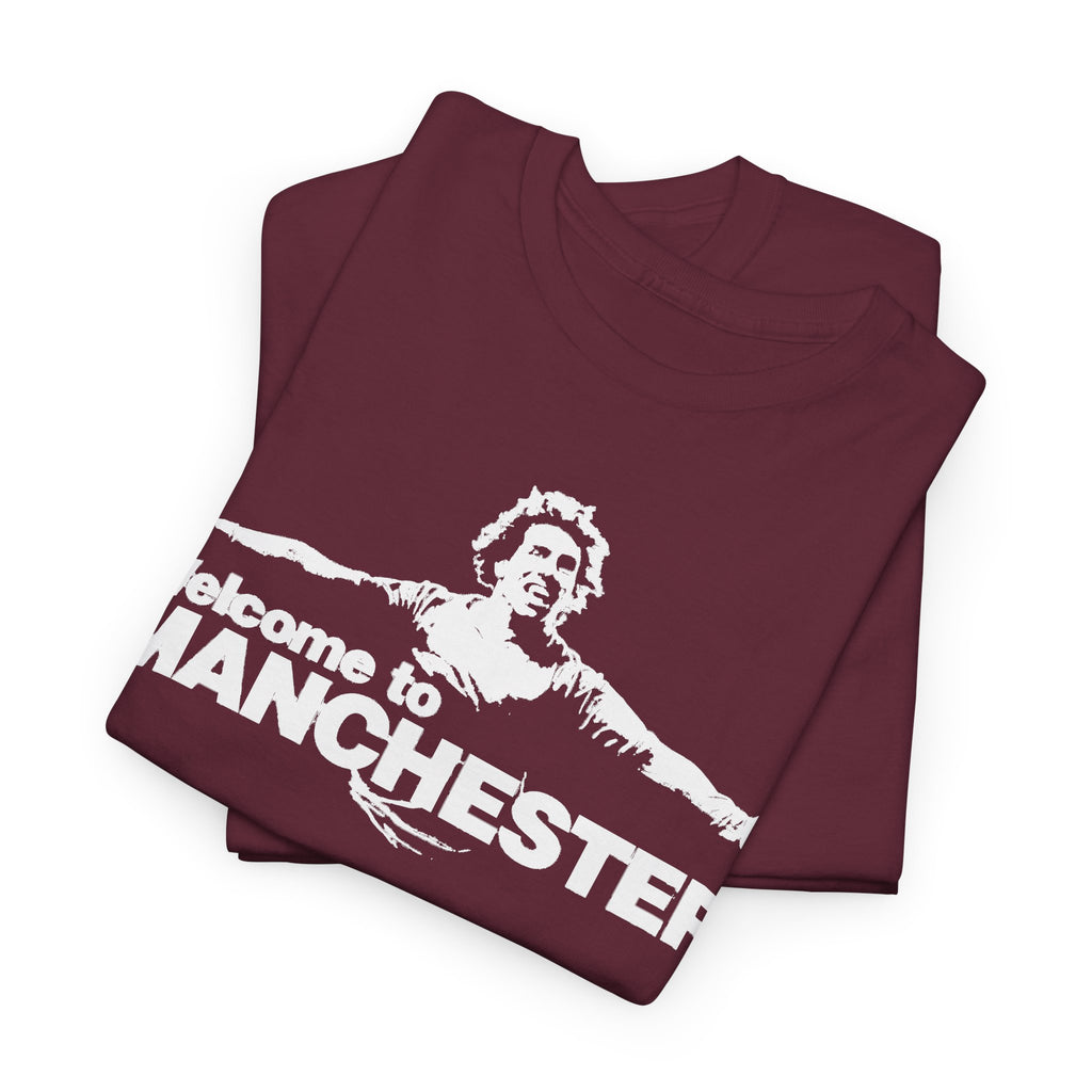 Welcome to Manchester Tee — Retro Carlos Tevez Manchester City Graphic Cotton T-Shirt