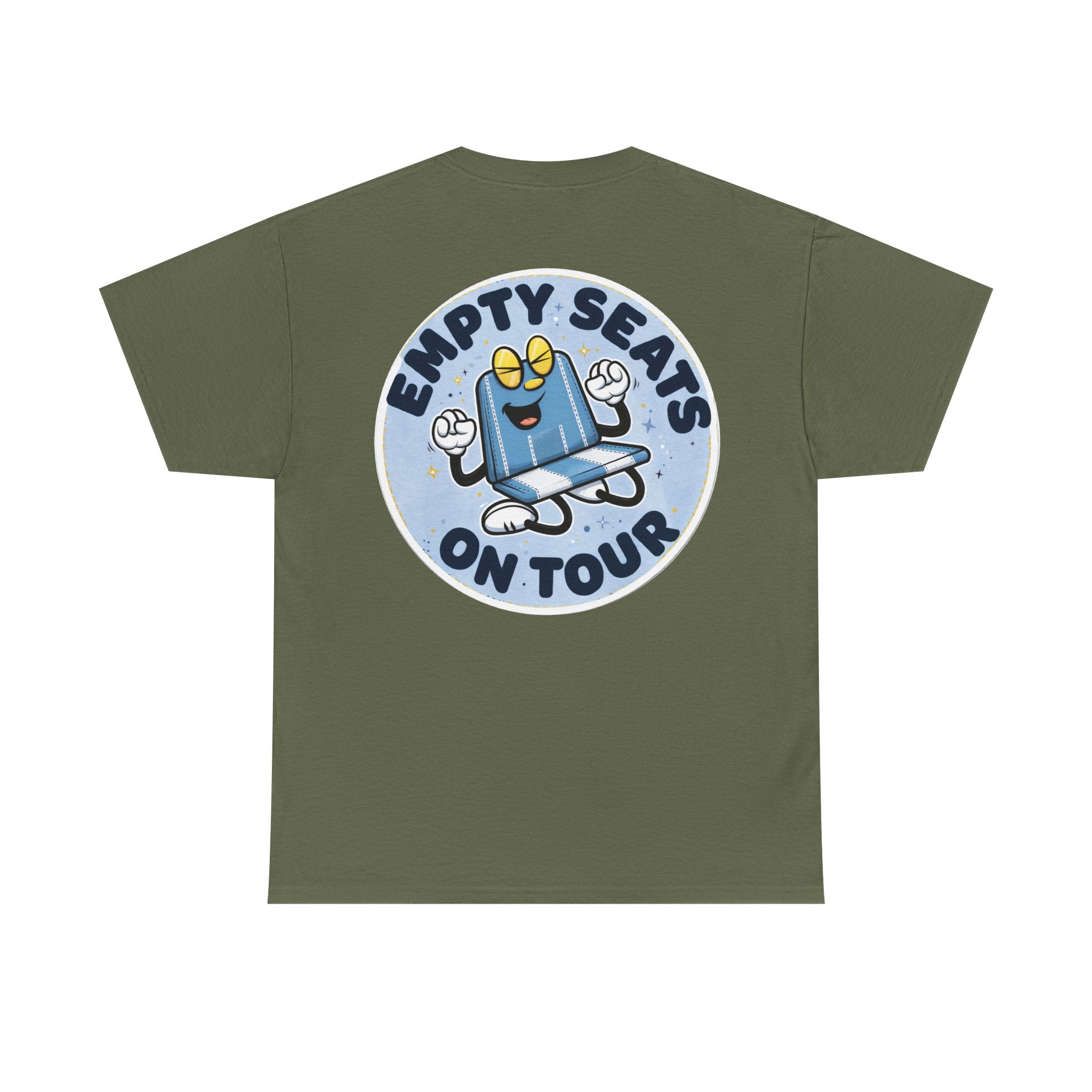 Manchester City T-Shirt — 'Empty Blue Seats On Tour' Retro Skate Graphic Tee