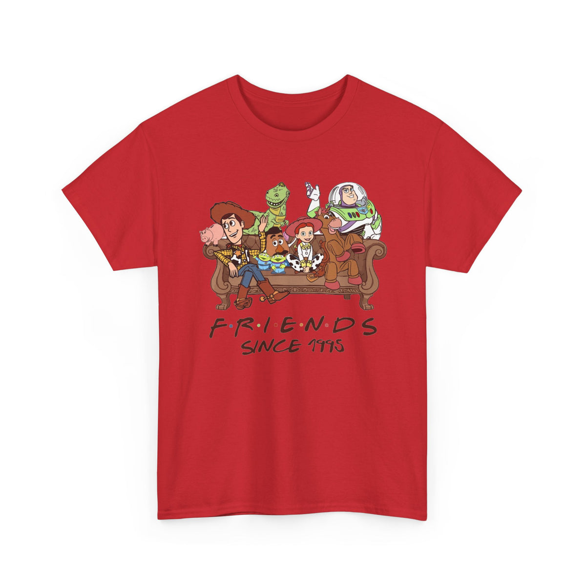 Toy Friends Since 1995 T-Shirt — Retro Cartoon Crew Cotton Tee