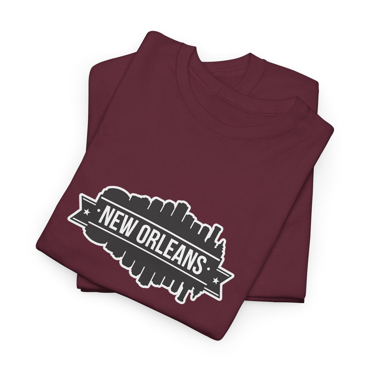 New Orleans Skyline T-Shirt – Retro Badge Cityscape Tee