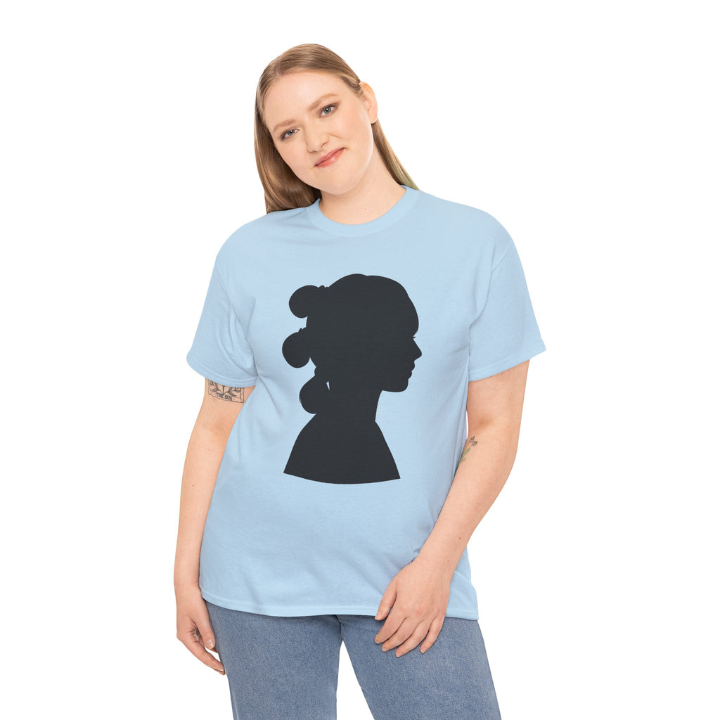 Princess Leia Star Wars Silhouette Profile Tee — Classic Portrait T‑Shirt